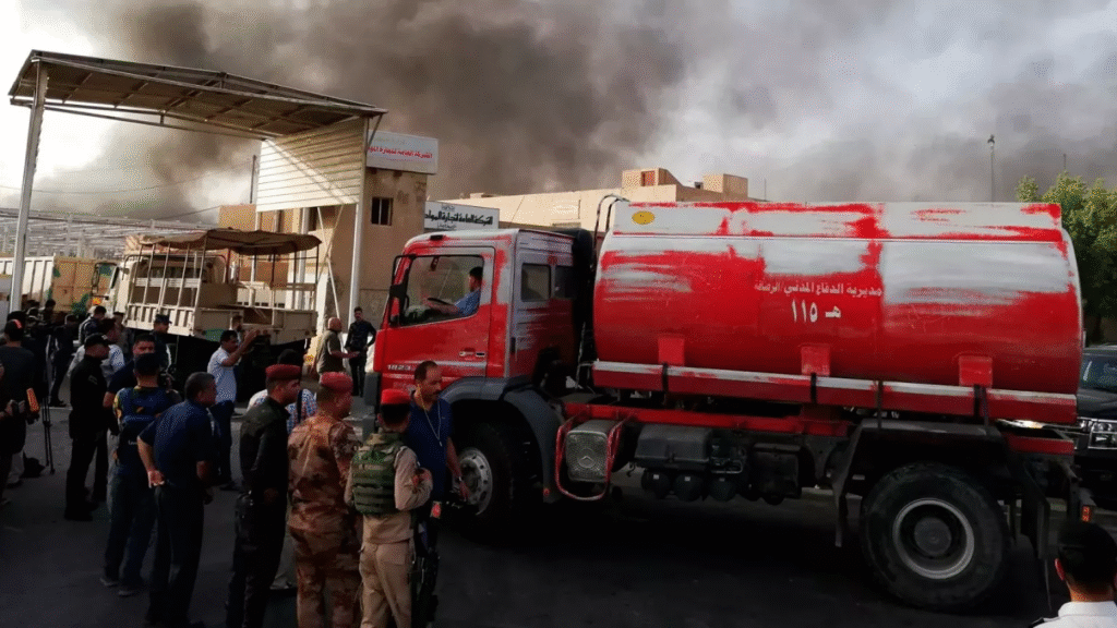 Incendio en un mercado de Irak causa 63 fallecidos