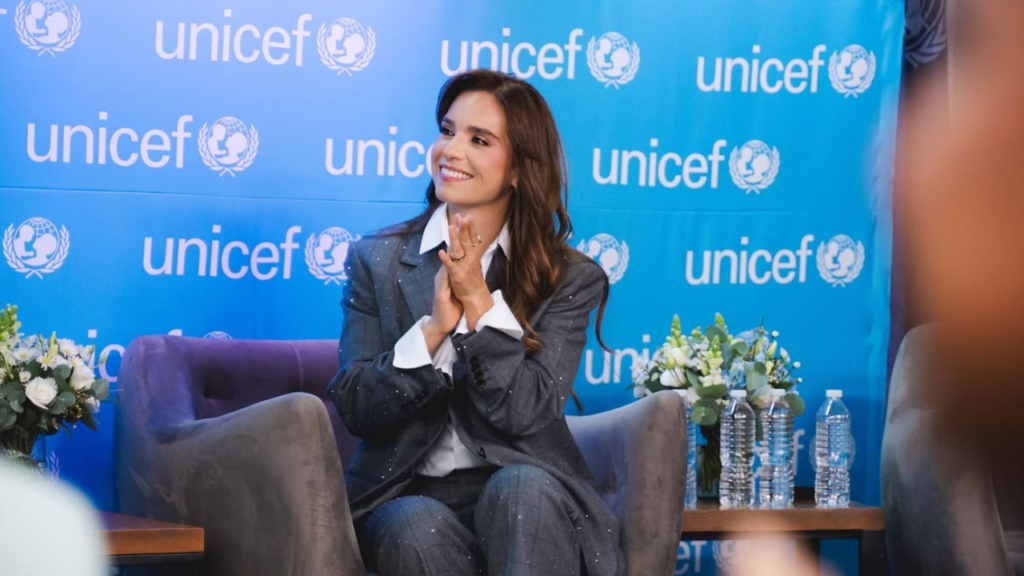 Tania Rincón at UNICEF: Named official ambassador